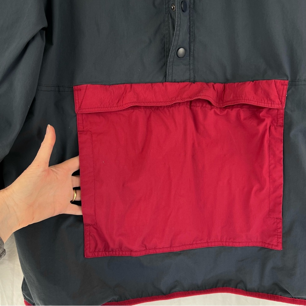 Stoic Reversible Blue Pullover Jacket Fleece Azte… - image 8